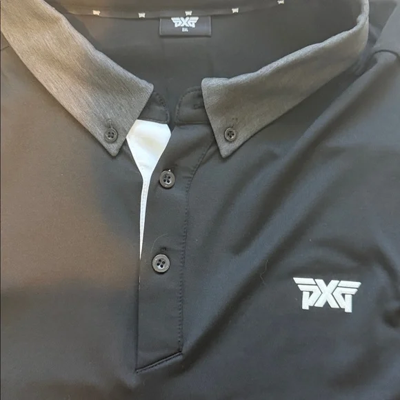 Lot of 2 PXG Men's Black and Gray Polo Shirts - Picture 6 of 7